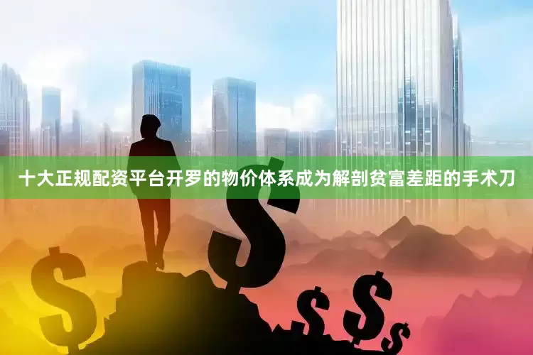 十大正规配资平台开罗的物价体系成为解剖贫富差距的手术刀