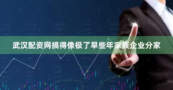 武汉配资网搞得像极了早些年家族企业分家
